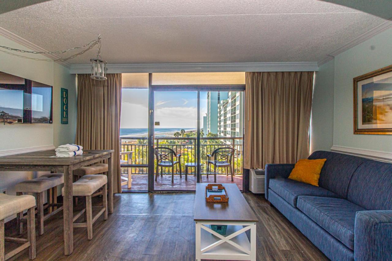 Oversized Ocean View Queen Suite With Beautiful Fireplace And Accents - Sleeps 4 Guests! 미를 비치 외부 사진