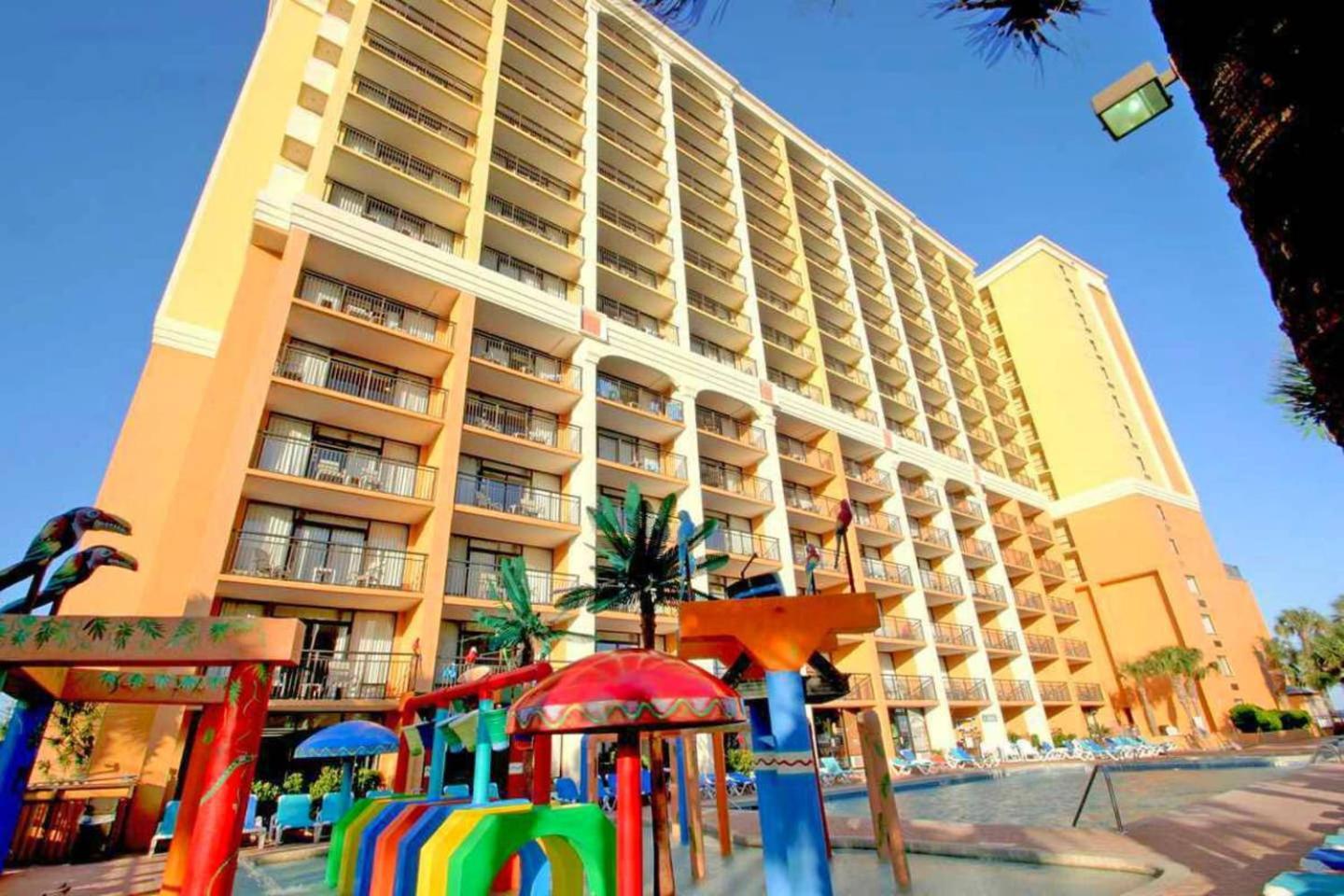 Oversized Ocean View Queen Suite With Beautiful Fireplace And Accents - Sleeps 4 Guests! 미를 비치 객실 사진